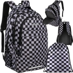 30L Rucksack - Schachbrett Kruzzel 24531