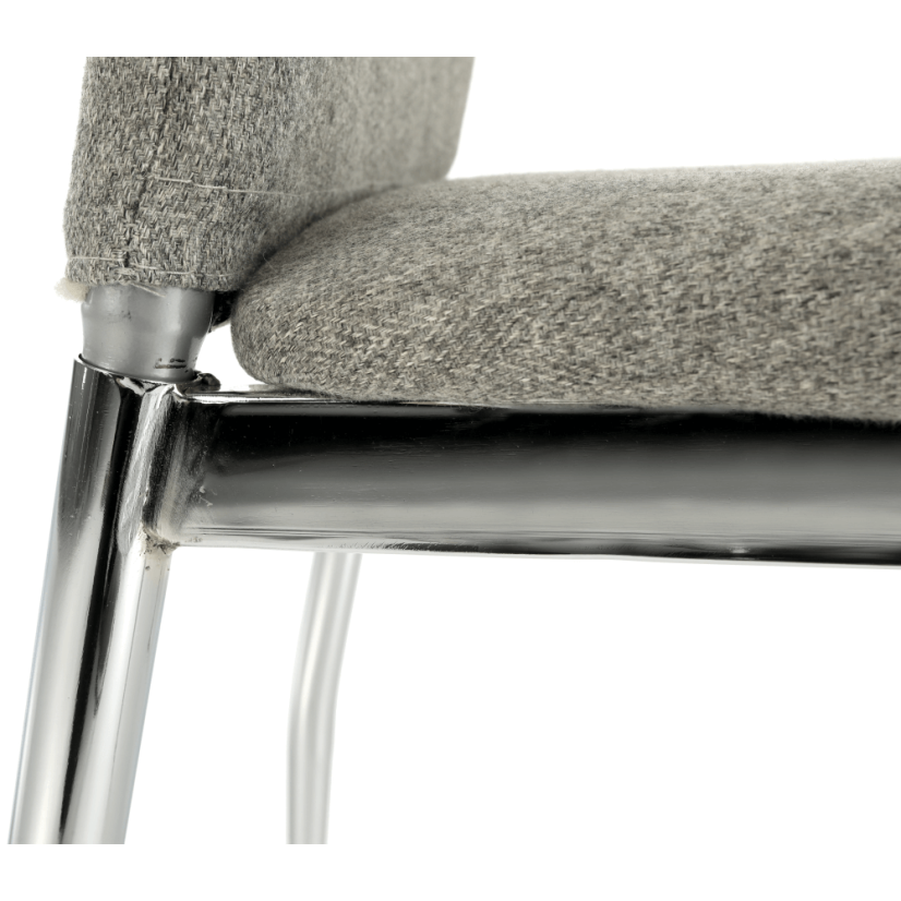 Esszimmerstuhl, Highlight Beige/Chrom, OLIVA NEU