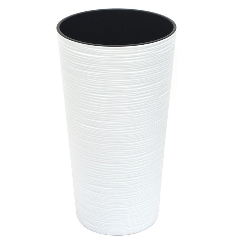 Blumentopf UH ø300 mm LILIA DLUTO weiß Höhe 570 mm mit KLC-Einsatz