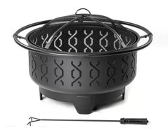 Ohnisko oceľové kruh 69cm pevné BBQ GARDENKUS
