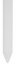Sonnenschirm Dalia, 180 cm, 32/32 mm, mit Scharnier, türkis/weiß