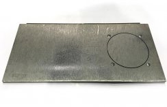 Płyta ND wąska z wylotem prawa R46 DE LUX 43x20 cm