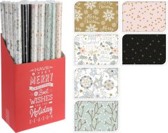 Weihnachtspapier 70x700 cm Mix