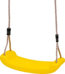 Huśtawka LEQ ABELLA, żółta, 43x17x8,5 cm, dziecięca, plastik