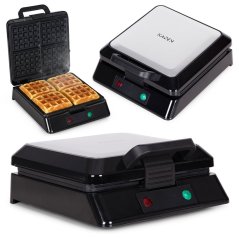 Vaflovač na 4 veľké vafle 1080-1300W
