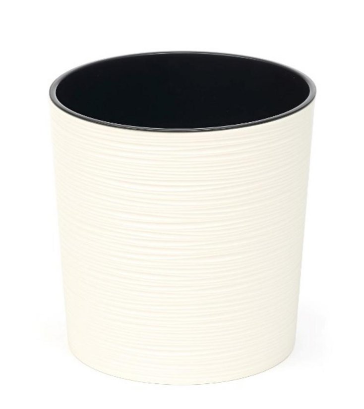 Blumentopf UH ø300 mm Malwa DLUTO creme Höhe 310 mm mit KLC-Einsatz (akce)