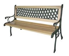 Vrtna klupa ELVIRA lijevano željezo+drvo KLC