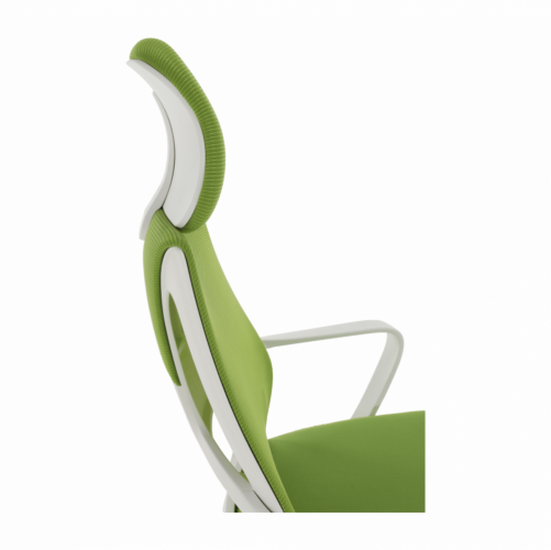 Krzesło biurowe, zielony/biały, TAXIS