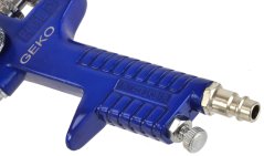 HVLP szórópisztoly 600ml felső tartállyal, 2,5 mm-es fúvókával, GEKO (akció)