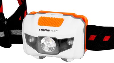Stirnlampe Strend Pro Scheinwerfer HEM-003, LED+roteLED, 60 lm, 3xAAA