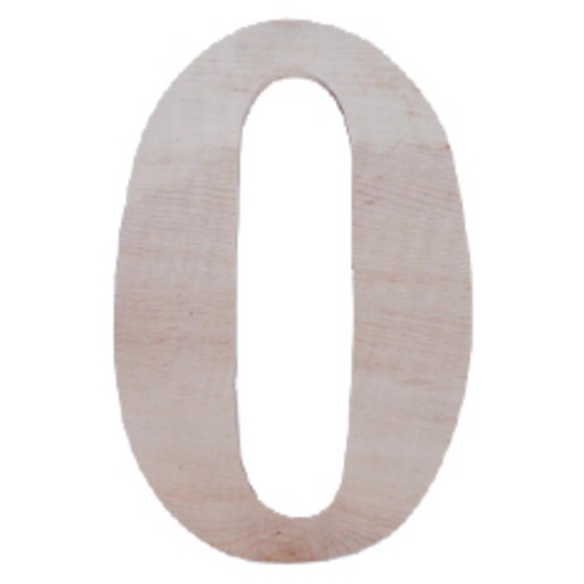 Hausnummer aus Holz ca. 18cm