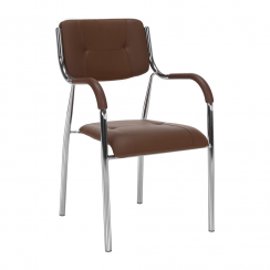 Krzesło sztaplowane, brązowe, ILHAM