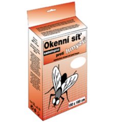 Sieť samolepiaca na okná, dvere 150x180 biela KLC
