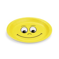 Papirnati tanjur SMILE ø23cm, 10 kom KLC jednokratni