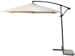 Slunečník DEMI 300 cm, 42 mm, béžový, PE, zahradní