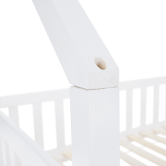 Montessori emeletes ágy, fehér, VENITA TYP 2