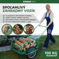 Cărucior Victor, transport, roată gonflabilă, max. 100 kg