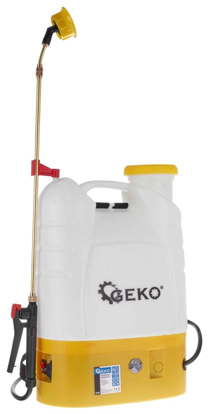 Akku-Sprühgerät 16 Liter mit extra Zubehör, Akku 12V-8Ah, GEKO
