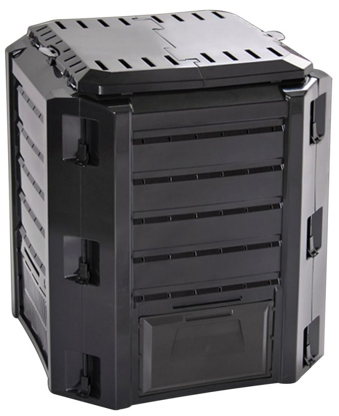 COMPOGREEN Komposter, 380 Liter, schwarz