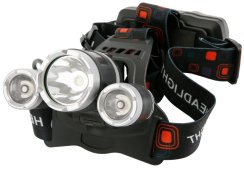 Headlamp Strend Pro Headlight H931, T6+2 XPE 300 lm, 1200 mAh, USB töltés