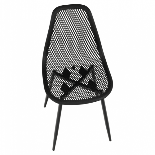 Krzesło do jadalni, czarne, TEGRA TYP 2