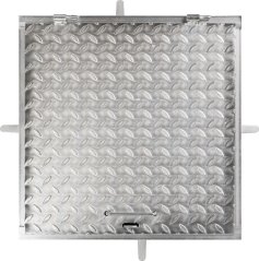 Abdeckung MC50, 500x500 mm, Kanal, verzinkt, max. 150 kg