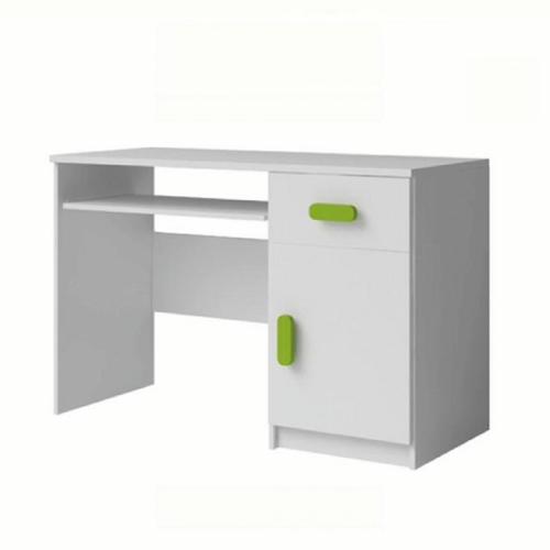 PC-Schreibtisch, ohne Griffe, weiß, SVEND TYP 8