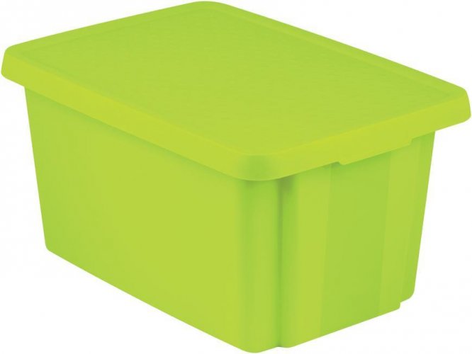 Pudełko z pokrywką Curver® ESSENTIALS 45 lit., zielone, 57x40x30 cm