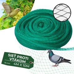 Mreža Strend Pro, 4x10 m, velikost mreže 18 mm, proti pticam, PE