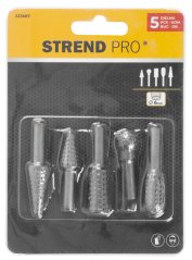 Strend Pro Raspel RR0731, 5-teiliges Set, rotierend, mit Schaft