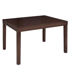 Blagovaonski stol, sklopivi, wenge, 120-240x90 cm, FARO
