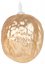 MagicHome Božićni ukrasi, 16 kom, orasi, za božićno drvce, 3 cm