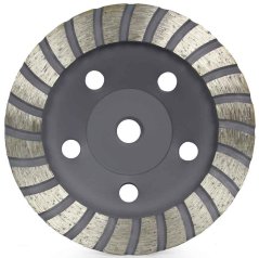 Ściernica diamentowa 125 mm TURBO z gwintem M14, do betonu, MAR-POL (akce)
