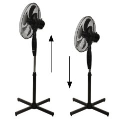 Ventilator stand 45 W - 3 moduri, negru (akce)