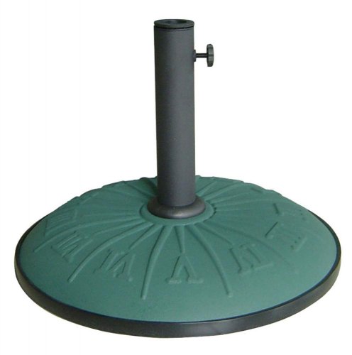 Stojak na parasol CLOCK zielony 25 kg beton GARDENKUS