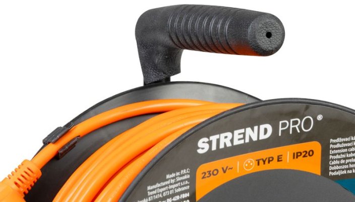 Kábel Strend Pro DG-FB04 50 m, predlžovací na bubne, prierez 1,5mm2