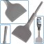 Meißel SDS-plus gebogen, flach 75 x 165 mm, GEKO