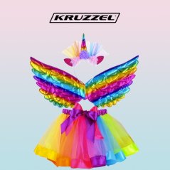 Costum unicorn Kruzzel 22962 (acțiune)