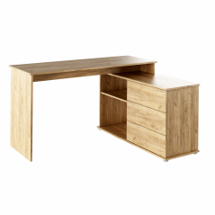 Universeller PC-Ecktisch, Artisan-Eiche, TERINO