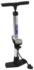 Aluminijasta nožna črpalka 53 cm z manometrom, GEKO