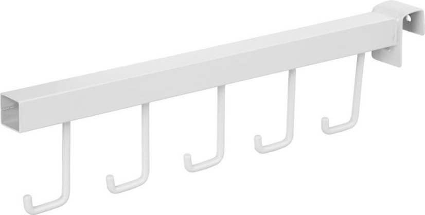 Kleiderbügel H24 0500x25x25x1,2 mm, mit Haken