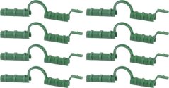 Clips zur Befestigung der Strend Pro-Folie, für Treibhäuser, für den Folienhalter, grün, 8 mm, Packung. 8 Stk