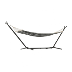 Hojdacia sieť, sivá/biela, EVANA NEW - single