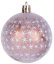 Bombki MagicHome, 9 szt., brązowe, matowe, z dekoracją, na choinkę, 6 cm