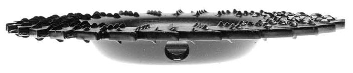 Pílový kotúč s rašpľou do uhlovej brúsky zapustený 125 x 3 x 22,2 mm TARPOL, T-64