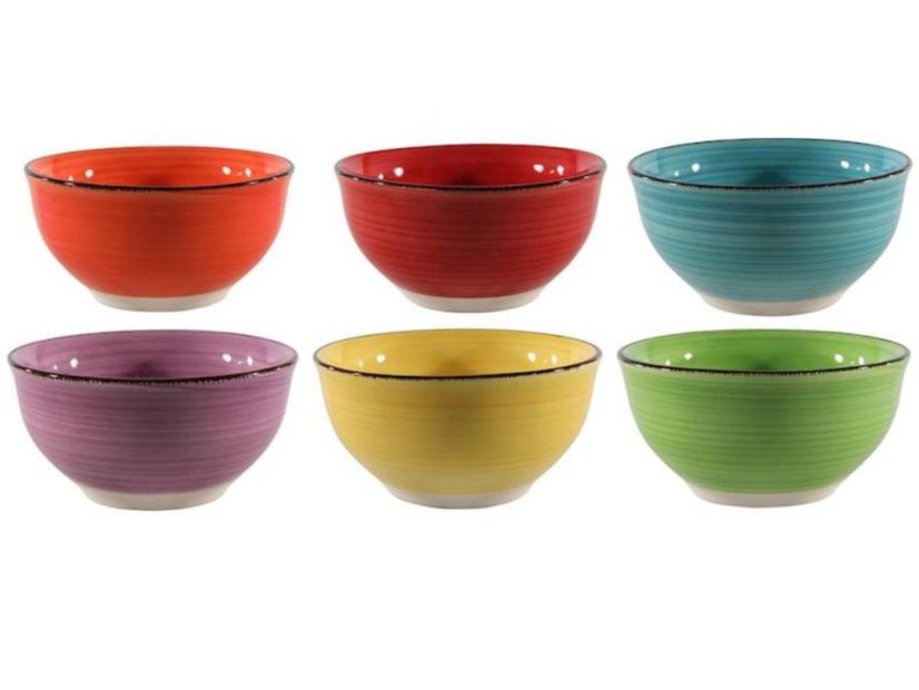 Miska keramická RAINBOW 12cm, mix farieb