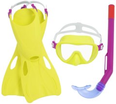 Bestway® Crusader Essential Goggles, Set, Schnorchel- und Taucherbrille mit Flossen