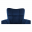 Designerskie krzesło obrotowe, niebieski Tkanina Velvet/czarny, KOMODO