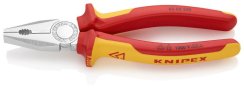 Fogó KNIPEX 03 06 200, 200 mm, kombinált, CrV, VDE 1000V