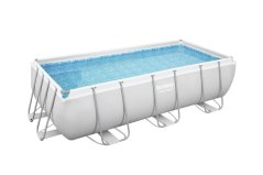 Pool Bestway® Power Steel™, 56442, filtrare nisip, scară, dozator, 4,04x2,01x1,00 m
